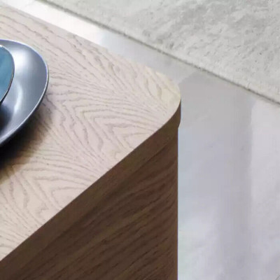 Woonkamer tv dressoir tv-standaard lage zijkant woonkamers hout metaal