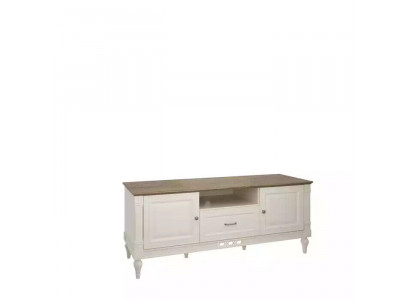 Tv-standaard, dressoir, houten tafel, wandplank, modern tv-standaardontwerp.