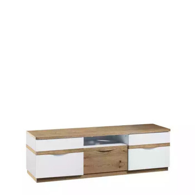TV standaard tv wand woonwand laagbord wit hoogglans tv standaard