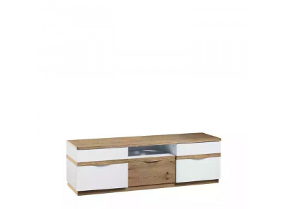 TV standaard tv wand woonwand laagbord wit hoogglans tv standaard
