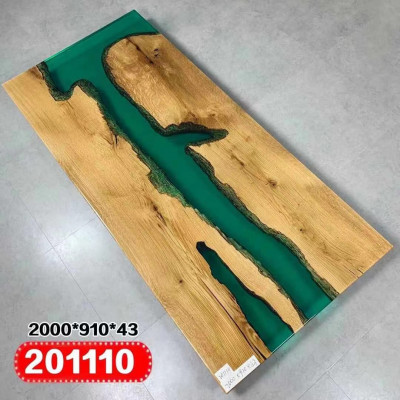 tabel eettafel tafels hars epoxy massief design meubels 200x91 echt hout epoxy