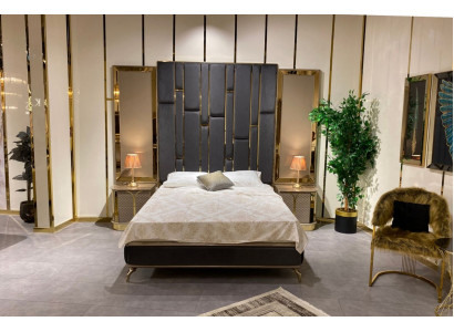 Slaapkamer set Bed 2x Nachtkastjes luxe 3-delig Compleet Sets Bedden