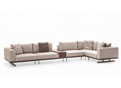 Grote hoekbank van stoffen meubels L-vorm banken bankstellen Beige woonkamermeubels