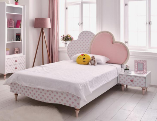 Luxe bedden kinderbed kinderkamer bed kindermeubels hout wit nieuw