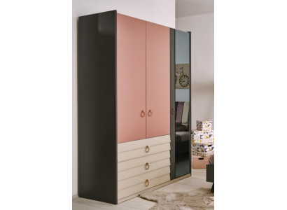 Moderne kledingkast Luxe kast Houten kasten Glazen slaapkamer nieuw