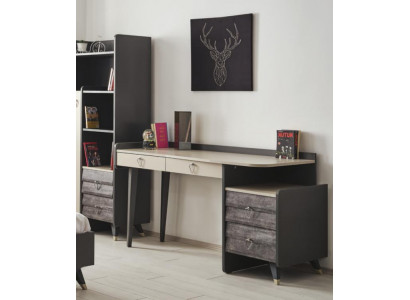 Moderne luxe grijze houten bureau slaapkamer meubels Stijlvol Nieuw