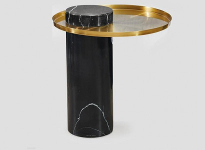 Zwarte bijzettafel salontafel slaapkamer commode tafels console