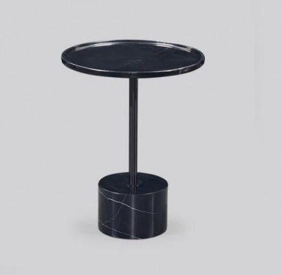 Stijlvolle zwarte bijzettafel salontafel slaapkamer commode tafels