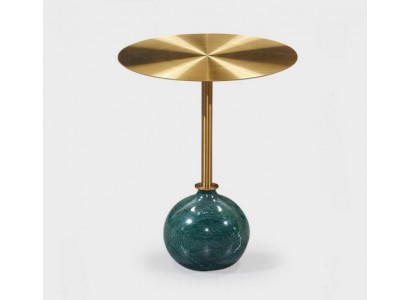 Ronde gouden bijzettafel salontafel slaapkamer commode tafels console