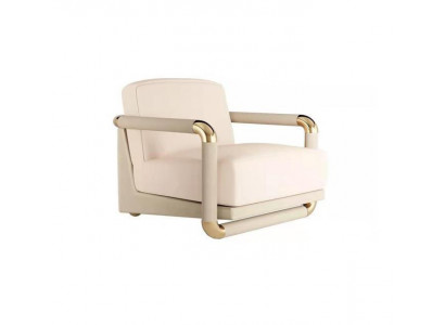 Stijlvolle Stoel Beige Stoel TV Bank 1 Zitsbank Stofstoffen