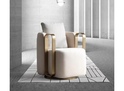 Ontwerp Luxe Fauteuil Stoel Bank 1-Zits Tv Lounge Ligbank Textiel