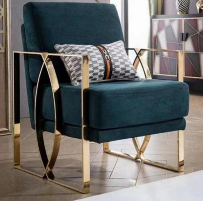 Luxe fauteuils Modern ontwerp Groen Ontspanningsstoel Zitplaats Luxe Wachtruimte Nieuw