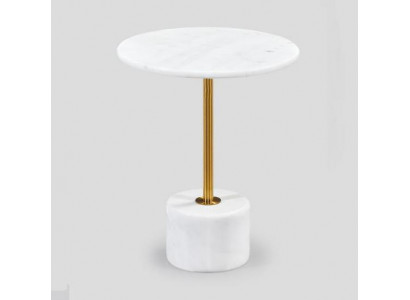 luxe salontafels Rond modern marmer Wit Bijzettafel nieuw
