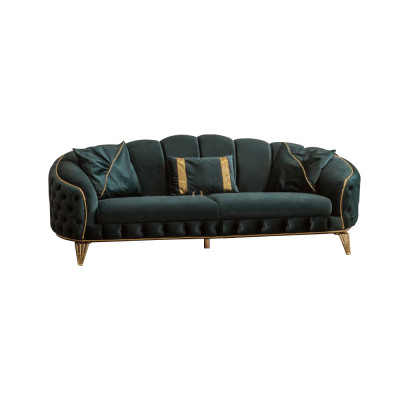 Modern woonkamer set bankstel 3-zits fauteuil stof fauteuil woonkamer nieuw
