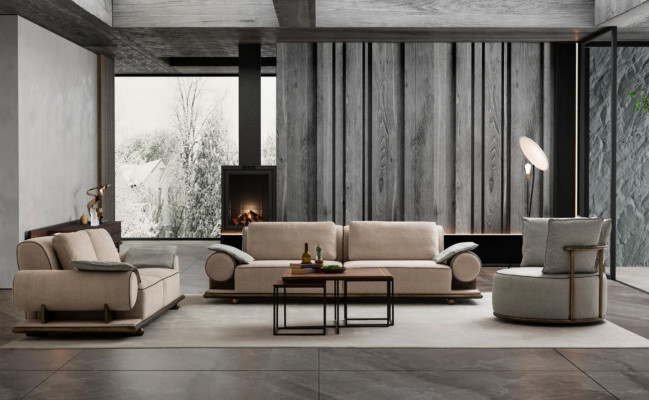 Luxe bankstel bankstel banken 4 3 1 zits stof 3-delig bankstel set
