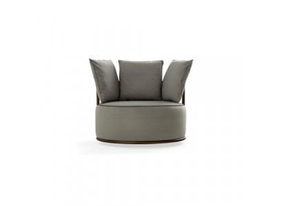 Modern Fauteuil Design Bank Bankstel Luxe Relax Textiel Lounge Bekleding Nieuw
