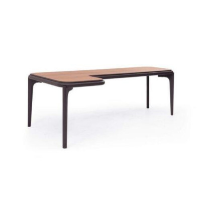 Chique salontafel voor woonkamer L-vormig modern nieuwigheid grijze kleur