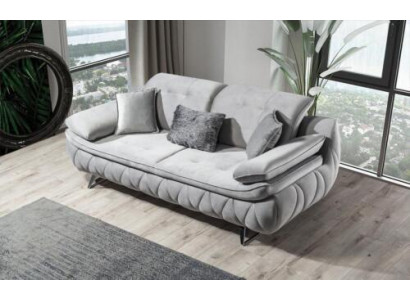 Grijs Modern Luxe Design 3-zits Stoffen Bank Woonkamer Bank Textiel Materiaal
