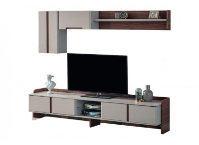 Witte woonkamer wand Luxe meubels RTV lage tv-kasten planken dressoir