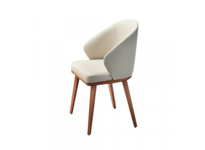 Witte eetkamerstoelen Luxe 6x eetkamerstoelen Stoffen zitmeubels 6-delig