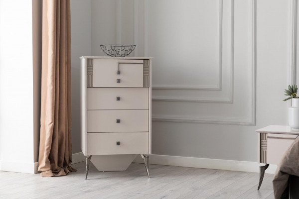 Woonkamer Wit dressoir 4 laden Houten dressoir Houten kast Meubels  Woonkamer Wit dressoir 4 laden Houten dressoir Houten kast Meubels