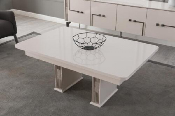 Witte salontafel woonkamer houten tafels luxe meubels design tafels