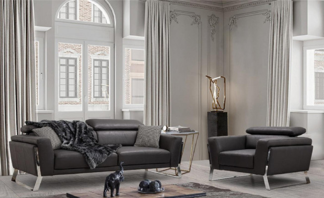 Woonkamer Zwarte fauteuil clubstoel Relaxfauteuil Metalen éénpersoons Nieuw  Woonkamer Zwarte fauteuil clubstoel Relaxfauteuil Metalen éénpersoons Nieuw