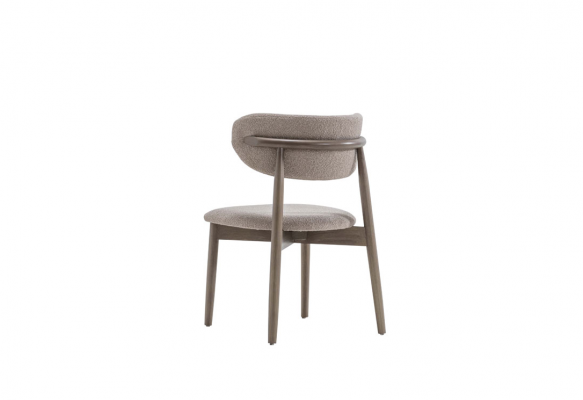 Moderne grijze eetkamerstoel Keukenstoelen Luxe fauteuils Nieuw