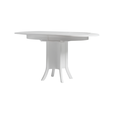 Eetkamertafel Uitschuifbaar Eettafel Houten Tafel Witte Eethoek