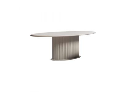 Luxe eettafel eettafel tafel hout beige eetkamer houten tafel