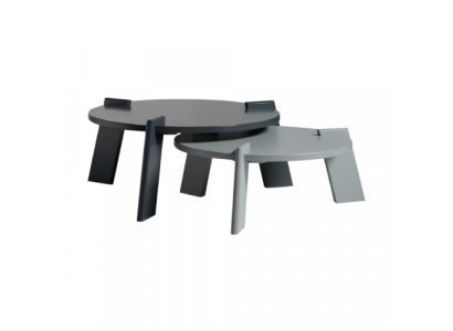 Salontafel Koffietafel Bijzettafel Hout Grijs Tafel Ontwerp