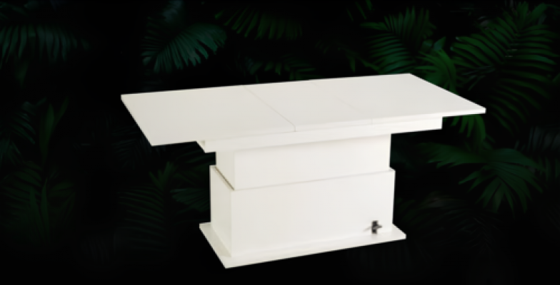 Uitschuifbare eettafel salontafel tafel hout koffietafel meubels wit