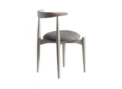 Groep eetkamerstoelen keukenstoelen houten stoelen set van 2 stoelen beige
