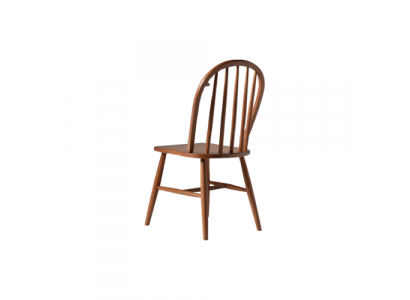 Groep houten eetkamerstoelen set van 2 bruin hout