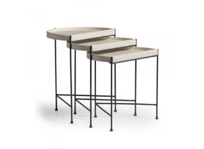 Complete bijzettafels salontafels banktafels beige salontafels.