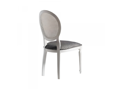 Eetkamerstoelen Groep Beklede Stoelen Keukenstoelen Set 2-delig Wit Hout