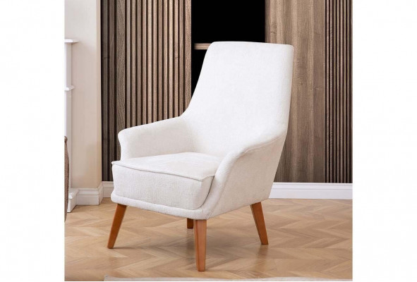 Woonkamer Beige Driepersoons Luxe Witte Fauteuil 2-delig Set