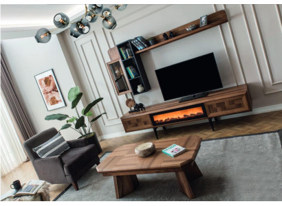 Woonkamer Exclusieve set Designer TV-standaard Lowboard Salontafel