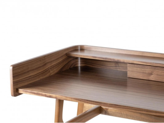 Houten slaapkamer bureau ontwerp computertafel luxe inrichting