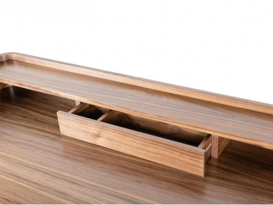 Houten slaapkamer bureau ontwerp computertafel luxe inrichting