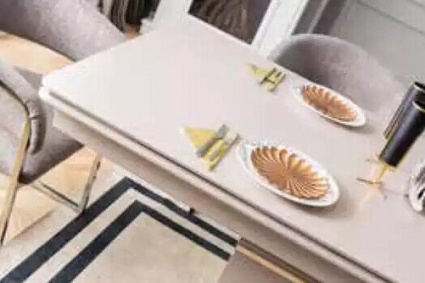 Tafel 6x Stoelen Dressoir Spiegel 9-delige eetkamer set groep garnituur