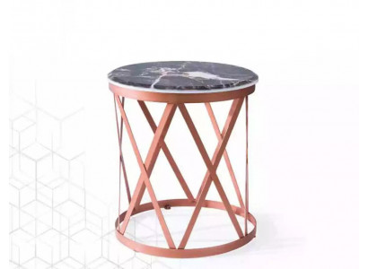 Woonkamer bijzettafel luxueus luxe meubel tafel bruin design nieuw