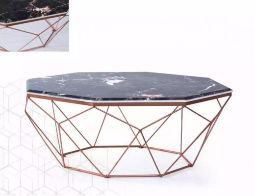 Moderne salontafel bijzettafel van hout, zwarte salontafel