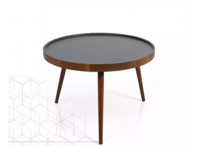 Ronde keukentafel salontafel Kleur Bruin Nieuwe Moderne Stijl Hout