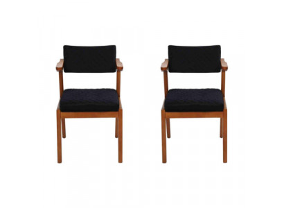 Eetkamerstoel Modern Hout Meubels 2x Stoelen Luxe Design Inrichting Nieuw