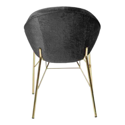 Moderne Design Zwart 6x Stoelen Zonder Armleuning Eetkamer Luxe Meubels