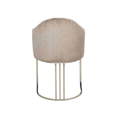 Eetkamerstoel Luxe Modern 2x stoelen Textiel Ontwerp Metaal Stoel Meubels