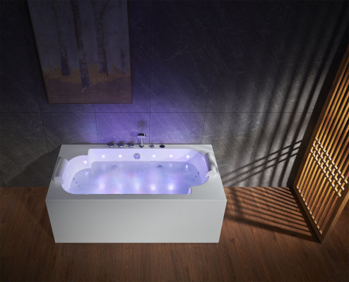 Whirlpool LED Wanne Spa Binnenkuip Whirlpool Hydrotherapie
