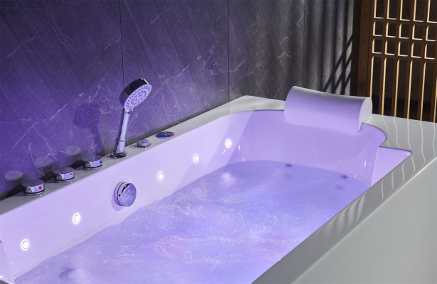 Whirlpool LED Wanne Spa Binnenkuip Whirlpool Hydrotherapie