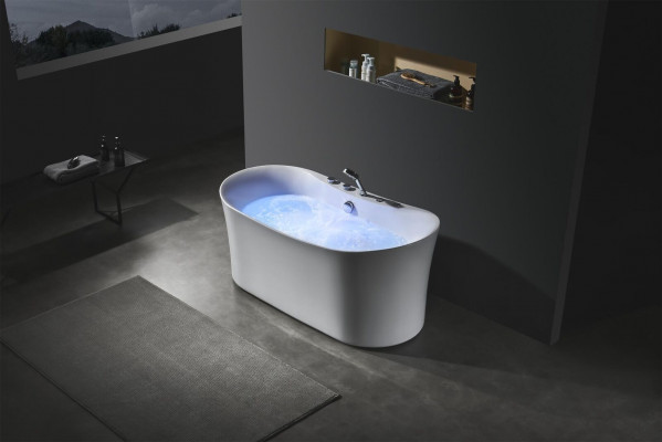 Acryl whirlpool binnenzwembad badkuip thuis spa wit
